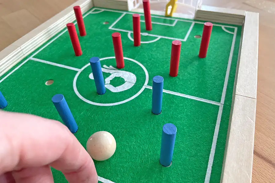 Mini Plakks Tischfußball Brettspiel