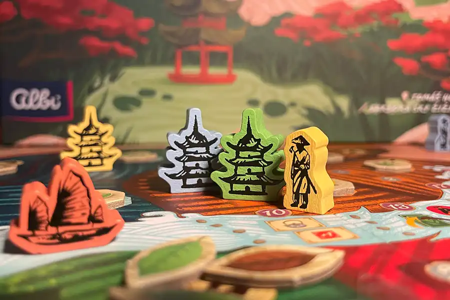 Tea Garden: Strategie-Brettspiel von Albi/Huch als Rezension